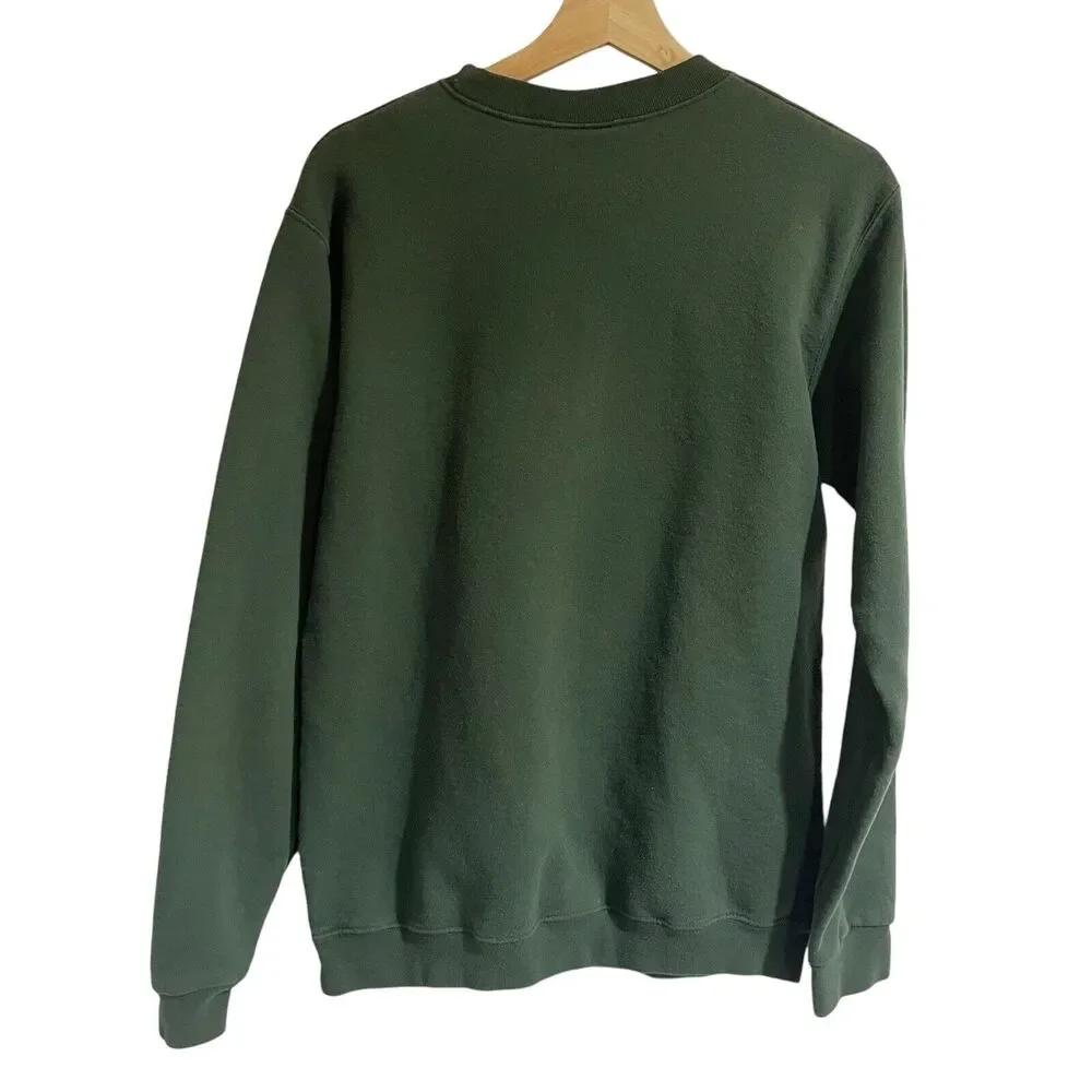 Champion Vintage Green Sweatshirt Support CPS Youth XL Women Medium‎